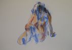 Untitle,No.19-2017-Pastel on Cardboard-50 x 70 cm