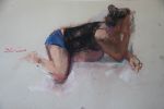 Untitle,No.3-2017-Pastel on Cardboard-50 x 70 cm